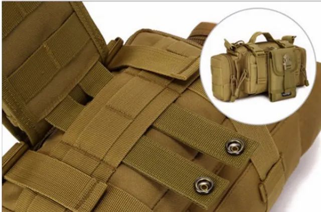 Pochete / Tático / Militar, sistema Molle p/ adaptar na mochila / Colete, usar no Ombro ou - Foto 5