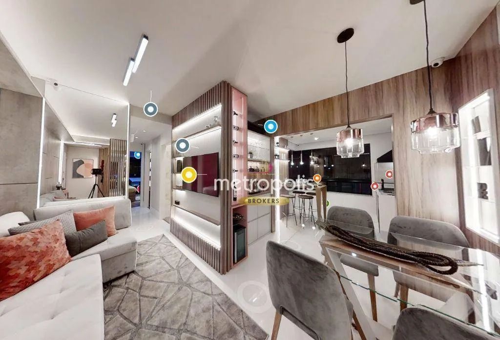 Apartamento à venda, 93 m² por R$ 1.044.000,00 - Campestre - Santo André/SP - Foto 4