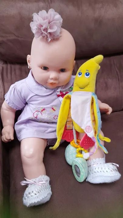 Kit de Bonecas e Carrinho de Bebê para Meninas - Foto 5