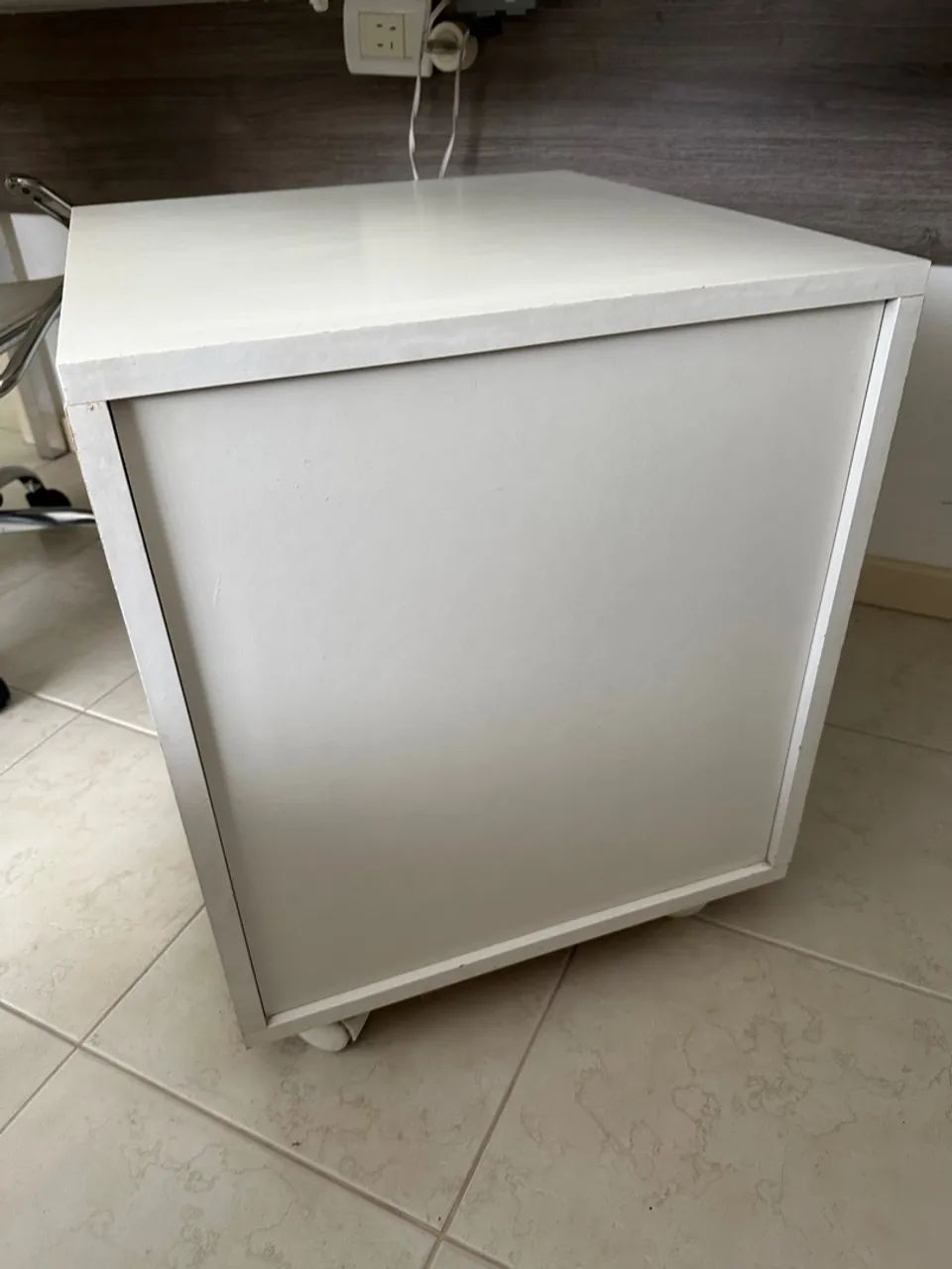 Gaveteiro de 3 gavetas branco - Foto 4