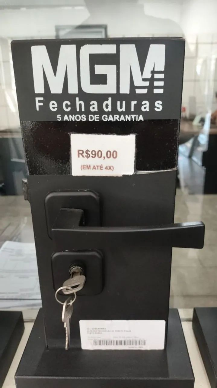 Fechadura MGM com 5 Anos de Garantia