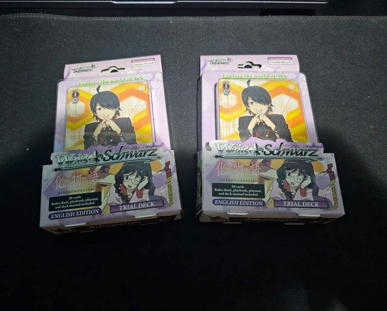 TCG Weiss Schwarz - Bakemonogatari - Monogatari series - Trial Deck inglês - Foto 2
