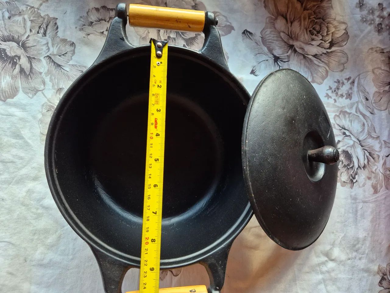 Panela de Ferro Fundido Antiga  - Foto 3