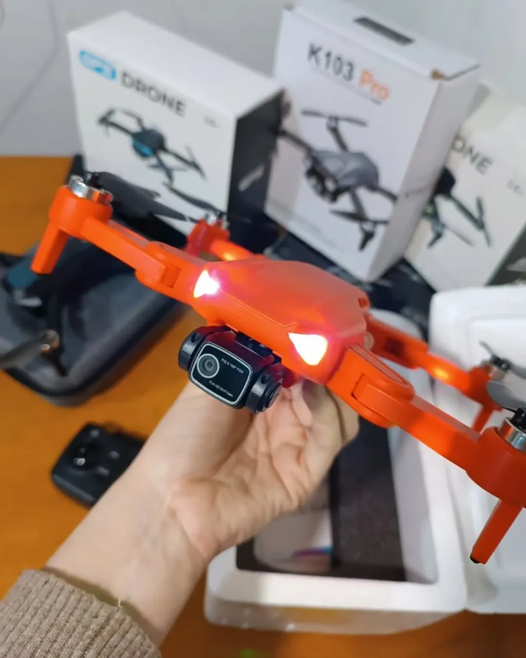 Drone Lyzrc L900 Pro Se Dual Câmera 4k Gps 5ghz Cor Laranja