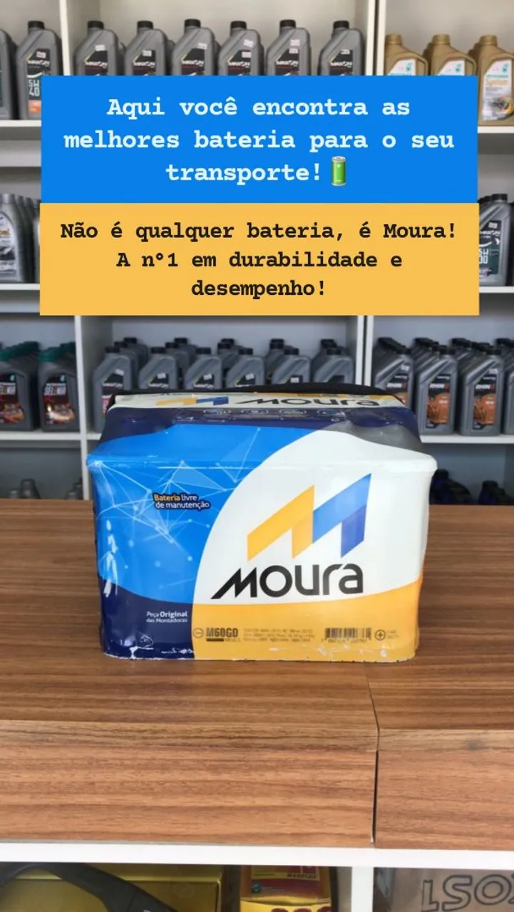 Bateria Moura - A Melhor para o Seu Carro!