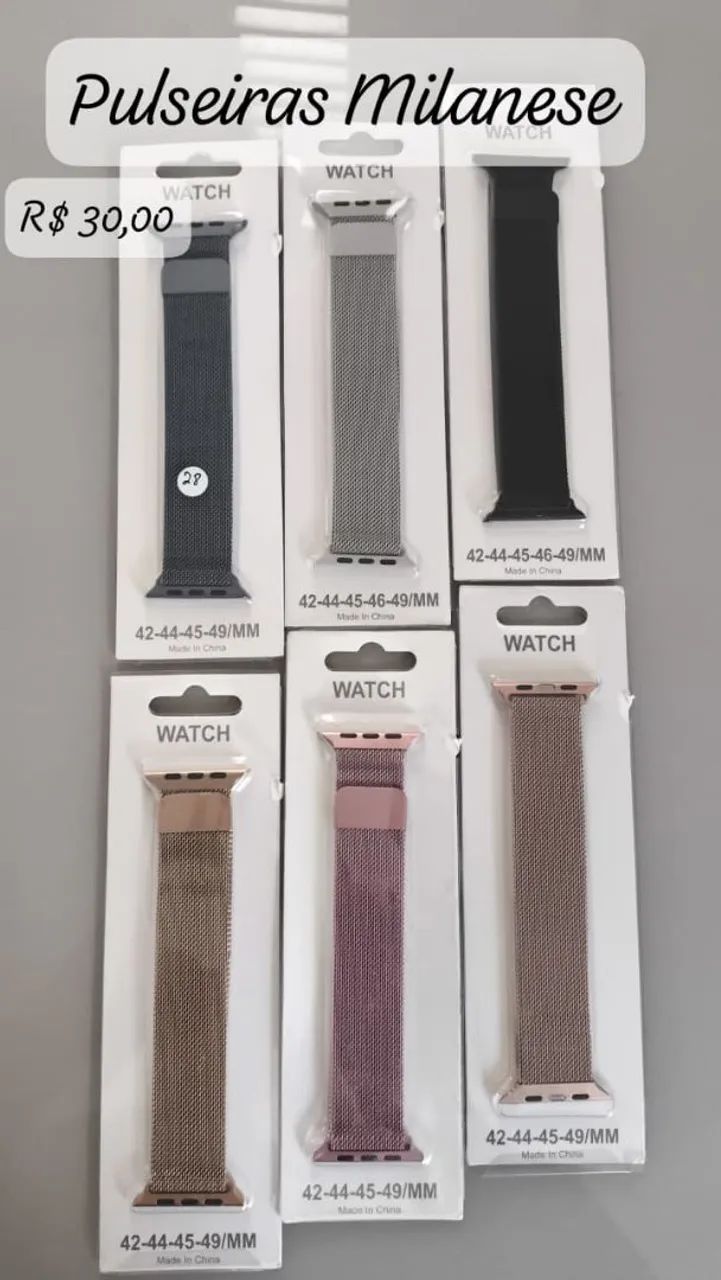 Pulseiras Smartwatch tamanhos diversos - Foto 2