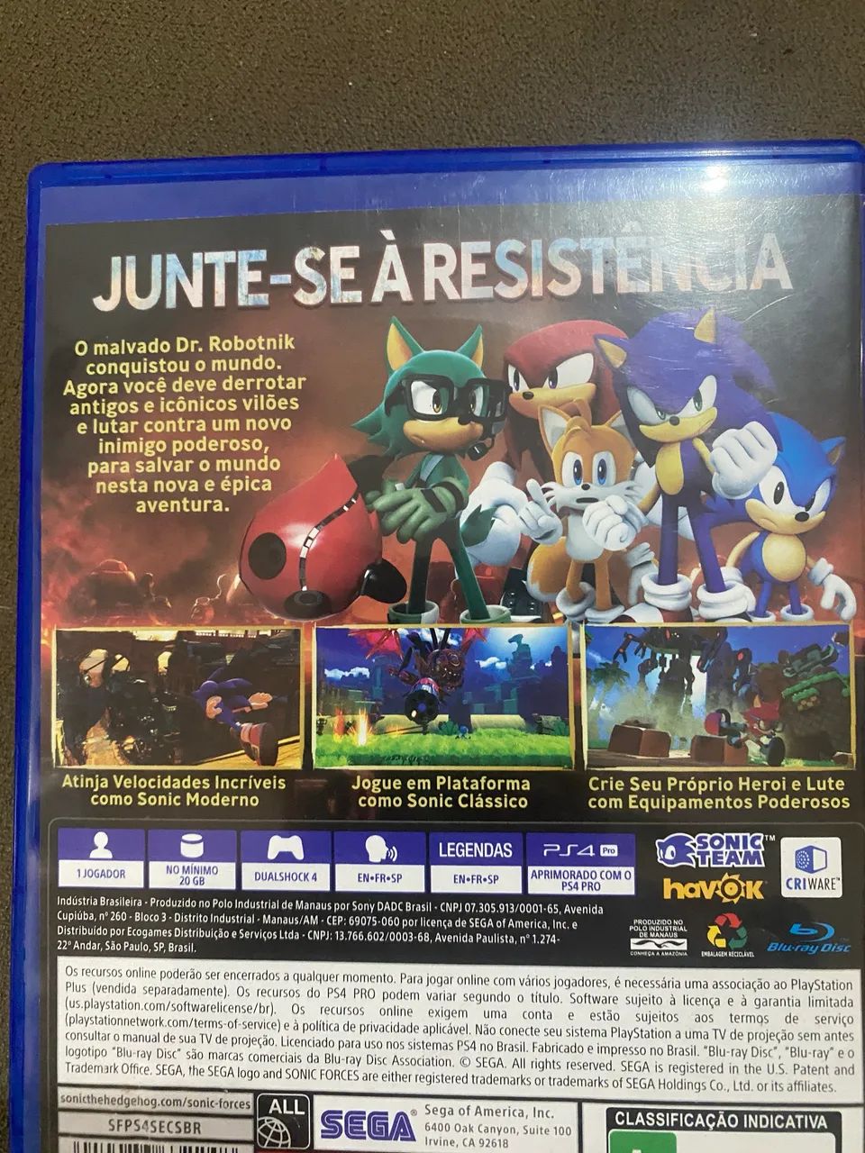 Jogo Sonic Force ps4 - Foto 2