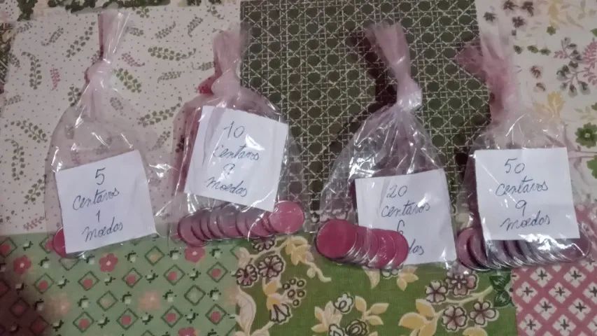 Moedas De Centavos - 25 UN. - Anos: 86, 87 E 89 (Usadas).