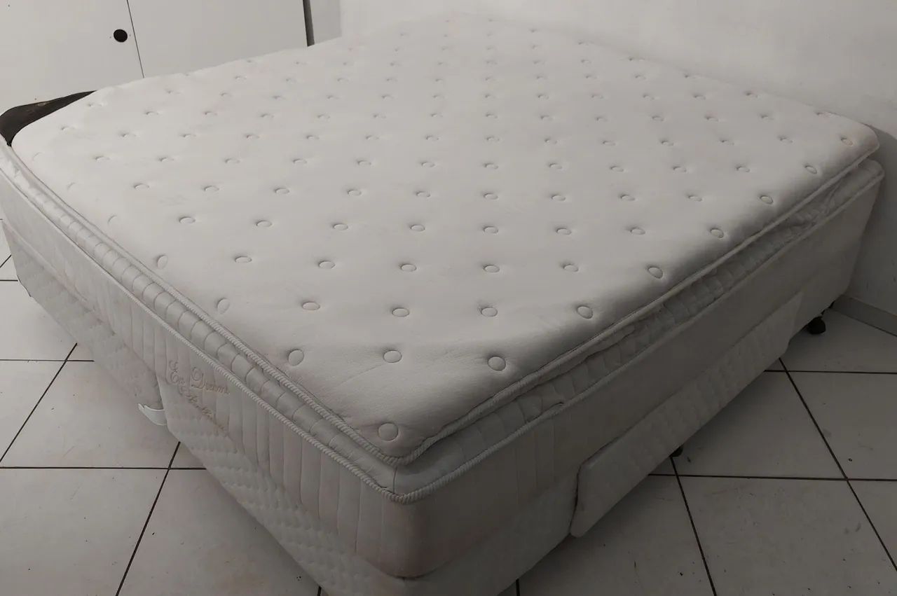 Cama King Size, Com Gavetas - ENTREGA GRÁTIS - Foto 6