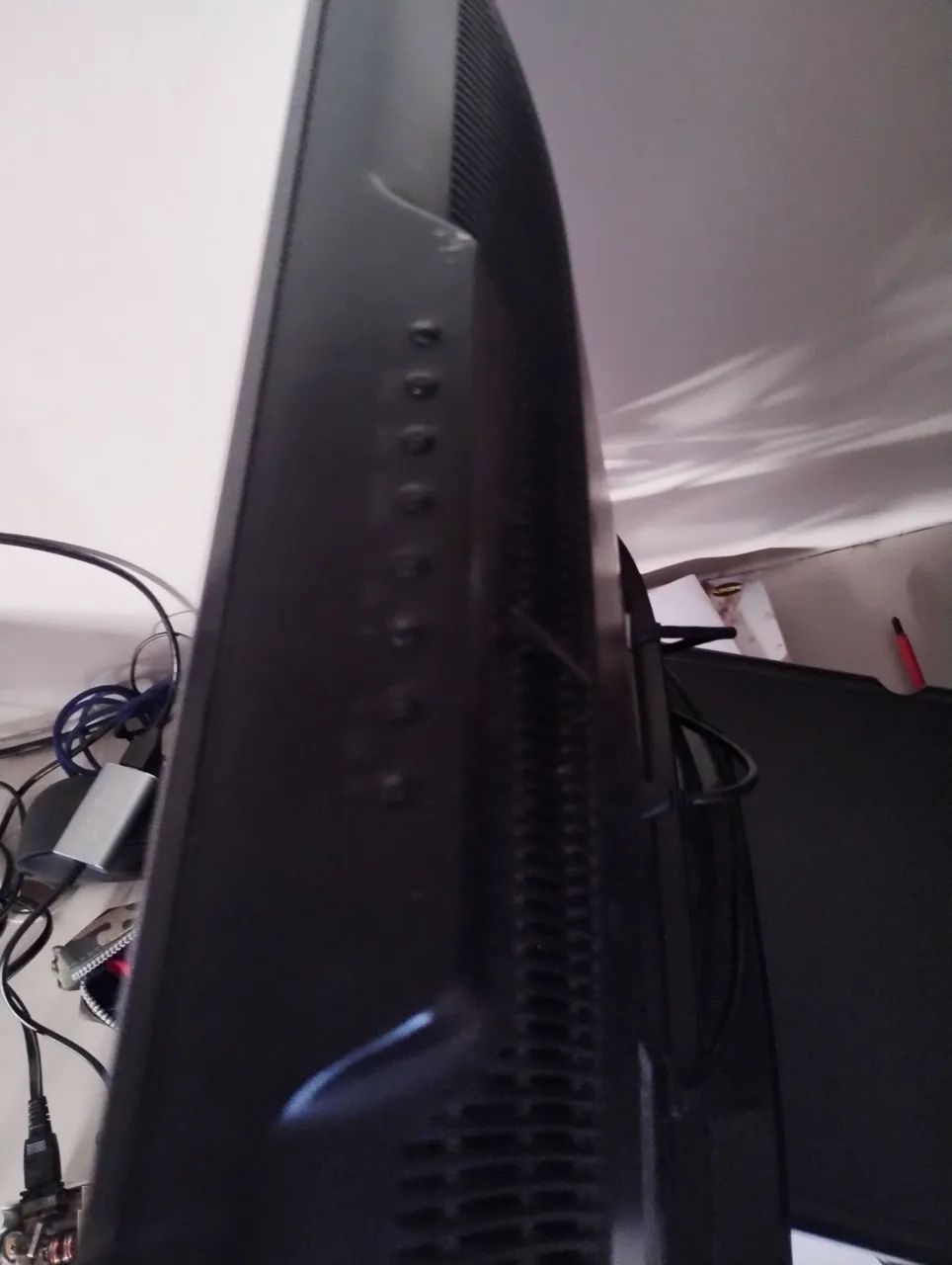 Tv lg 22 lcd entrada hdmi usb componente vga ideal games retro - Foto 4