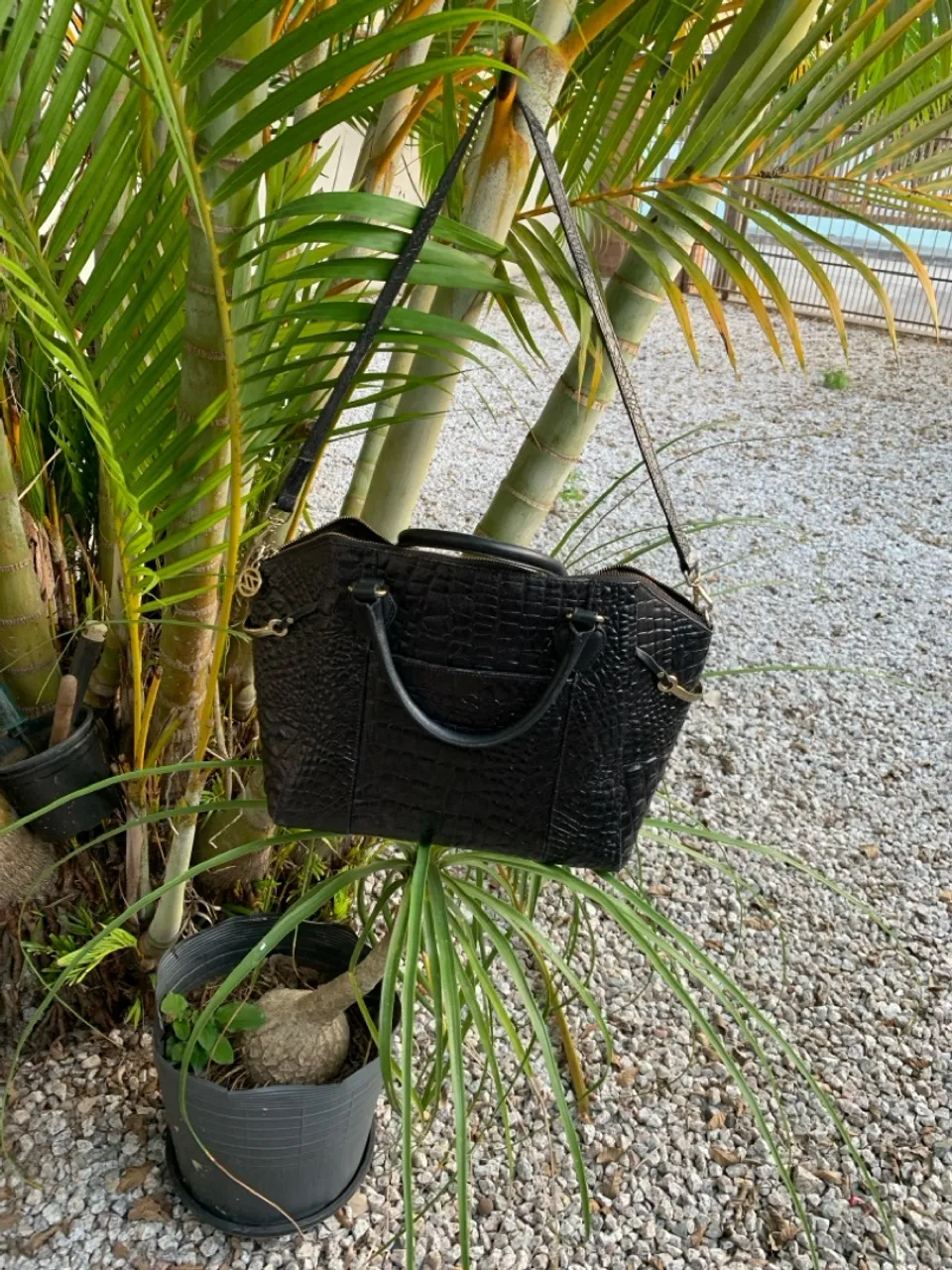 bolsa arezzo croco