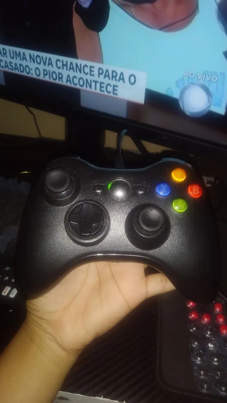 Controle Xbox 360 Preto