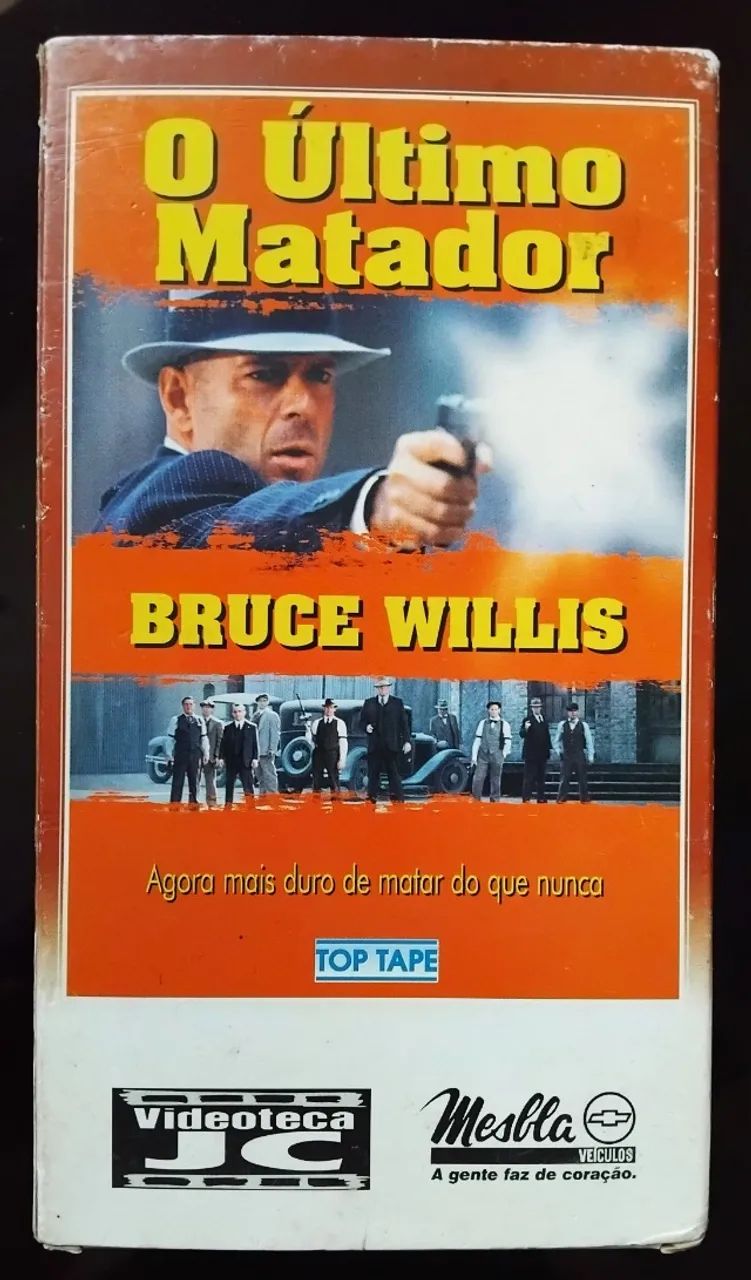 FILME VHS O Matador com Bruce Willis 