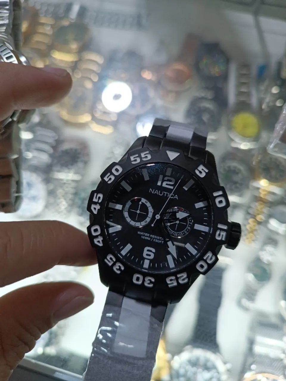 Relógio NAUTICA MULTIFUNCIONAL  - ALL BLACK - Foto 5
