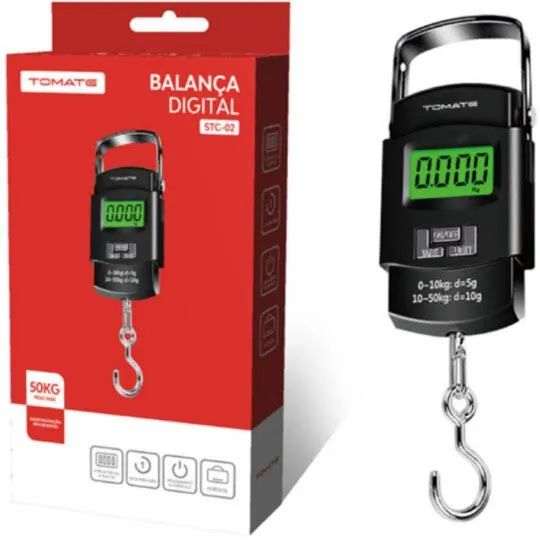 Balança Digital Com Gancho Pesa Até 50kg  - Foto 2