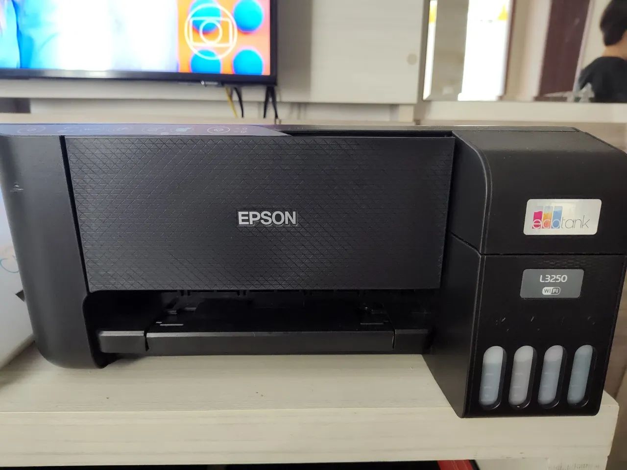 Impressora Epson L3250 com defeito na impressão mas imprimindo 