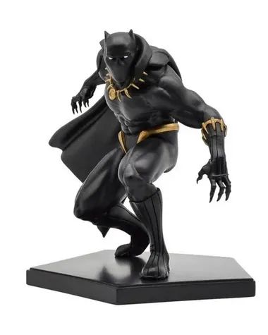 Pantera Negra Art Scale 1/10 Marvel Comics Serie 2 - Iron Studios (Usado) - Det. no Colar 