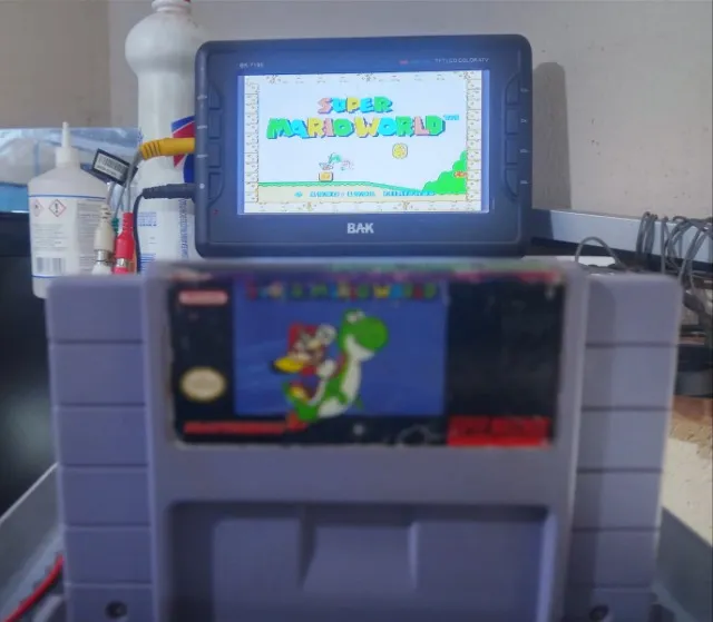 Cartucho Super Mario World Original