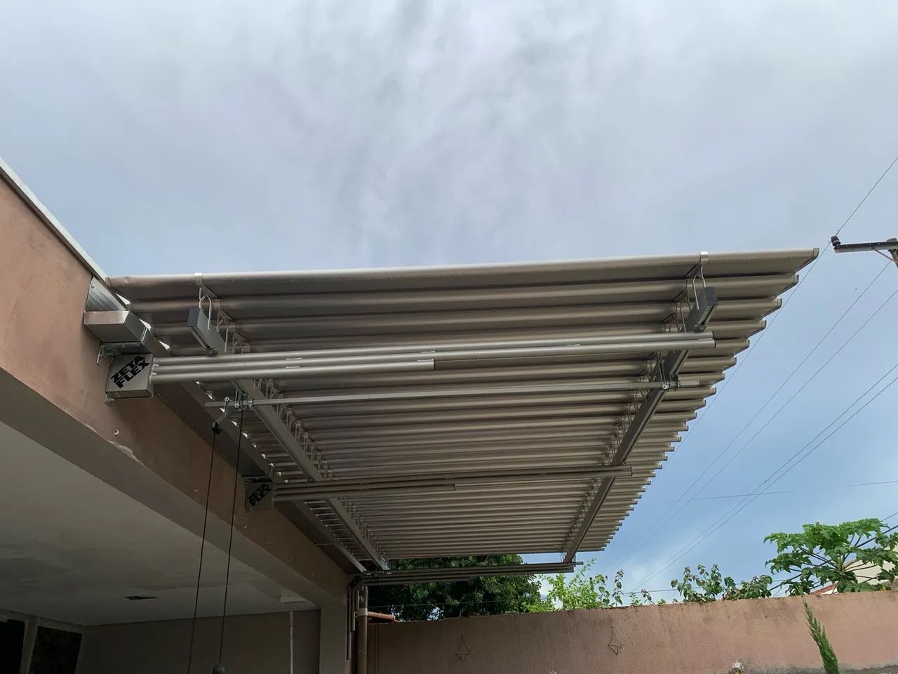 Cobertura retrátil para área externa