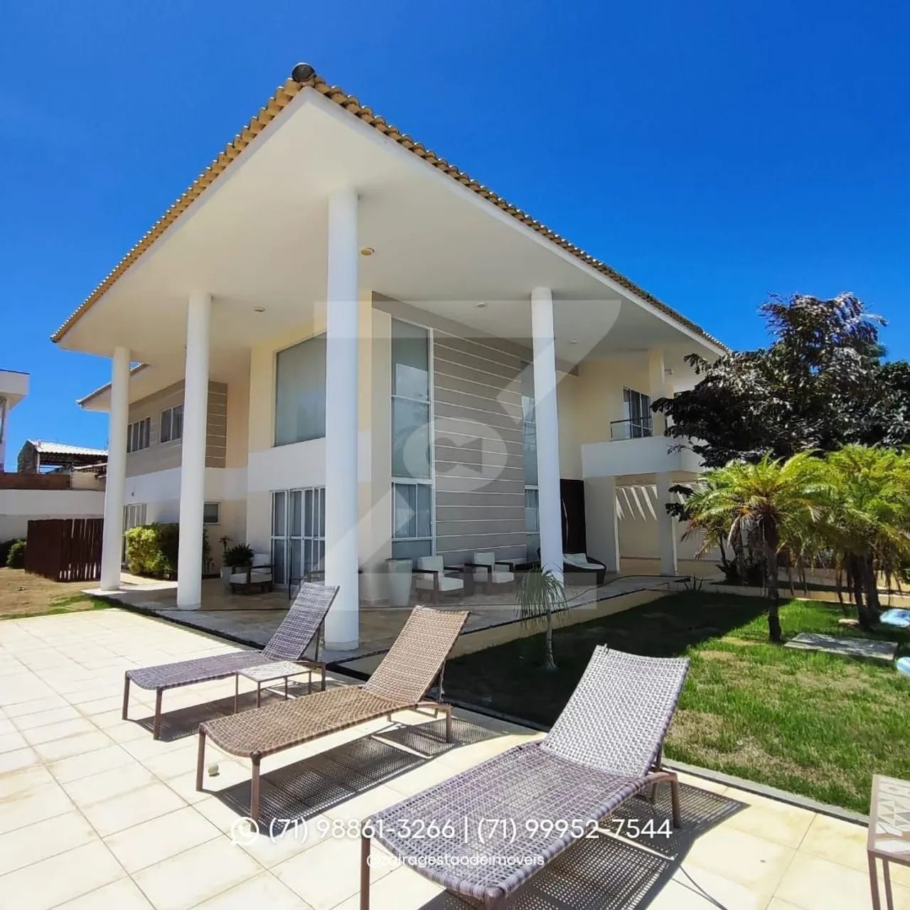 Casa de Luxo para Temporada em condomínio em Barra de Jacuipe 