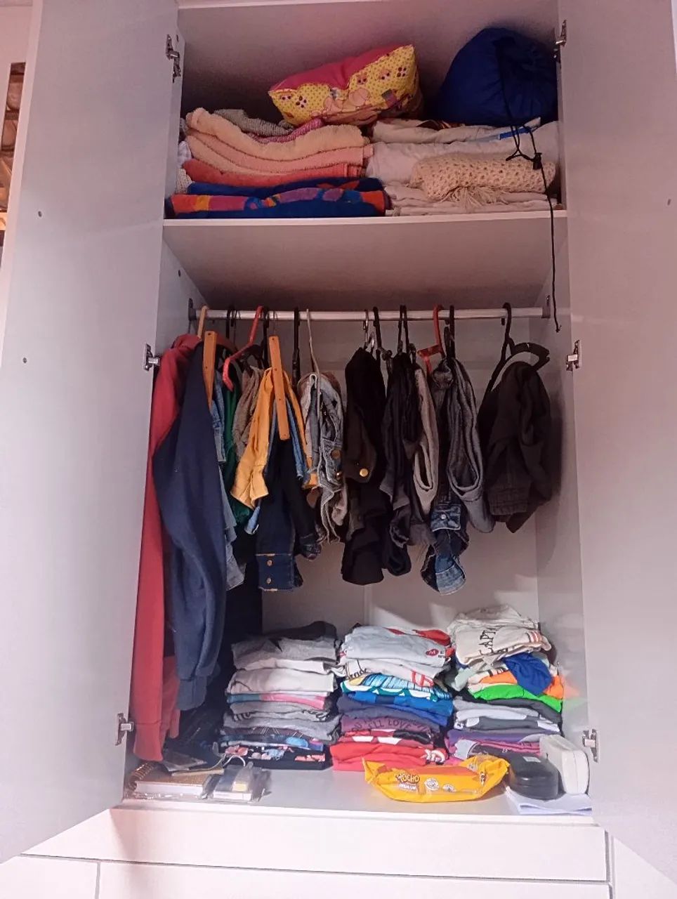 Guarda-Roupa Branco com Espelho - Foto 3