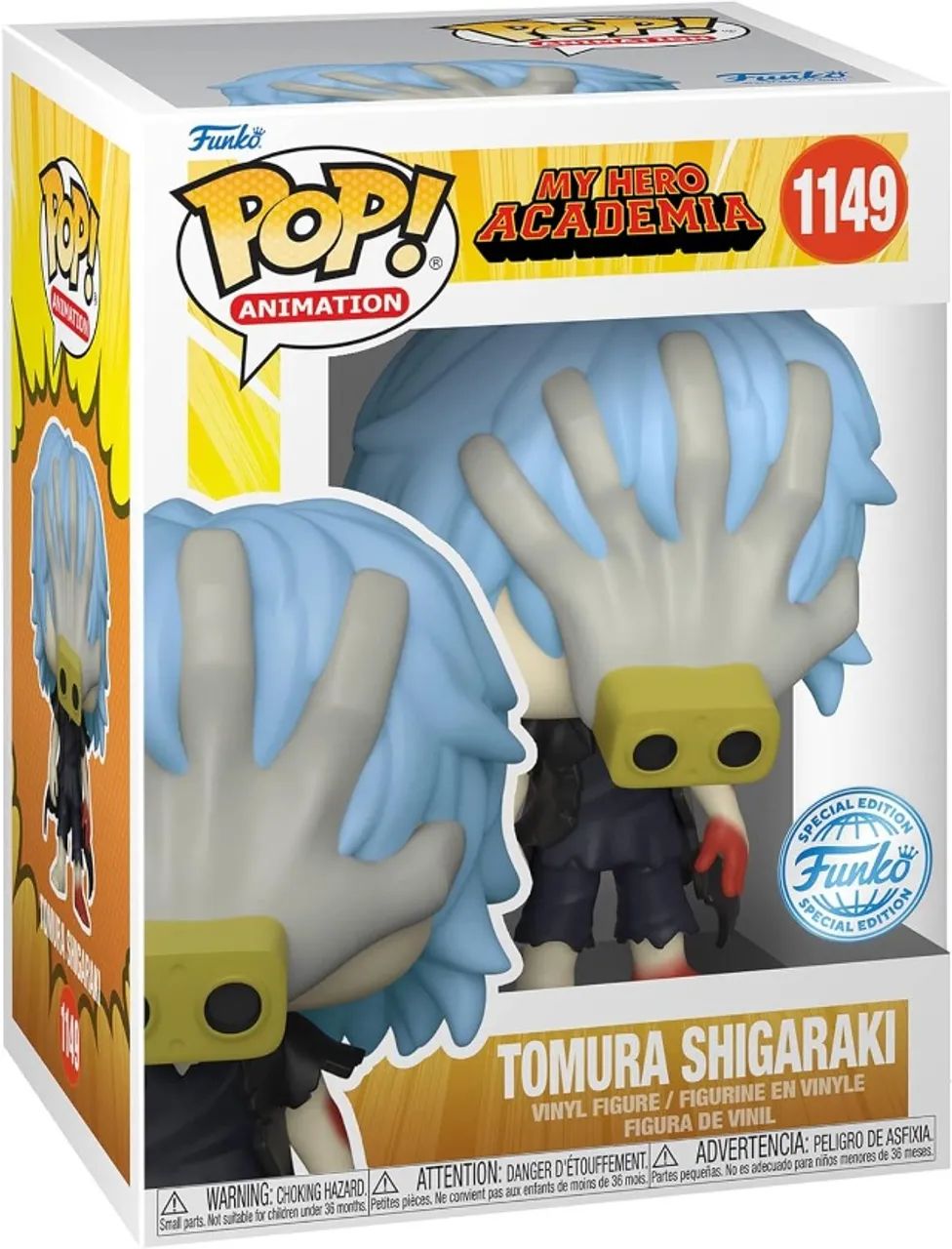 Funko Pop My Hero Academia Tomura Shigaraki 1149 (Special Edition) Novo Original