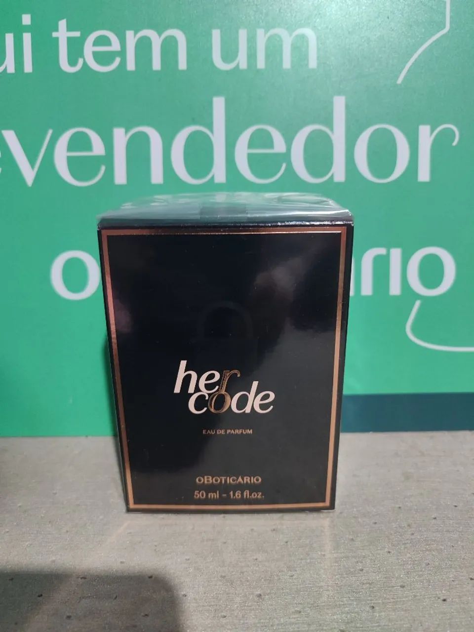 Deo Parfum Feminino Her Code Tradicional 50ml