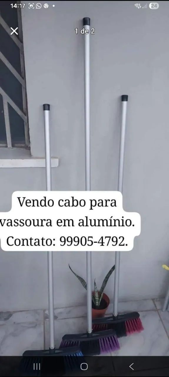 Cabo para vassoura em alumínio63824635653891120