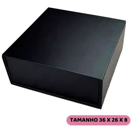 Caixa para Presente (grande) 36x26x8 - Rígida com Fechamento Magnético