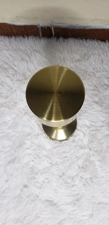 Kit 2 Luminária Abajur Led De Mesa Dourada - Foto 2