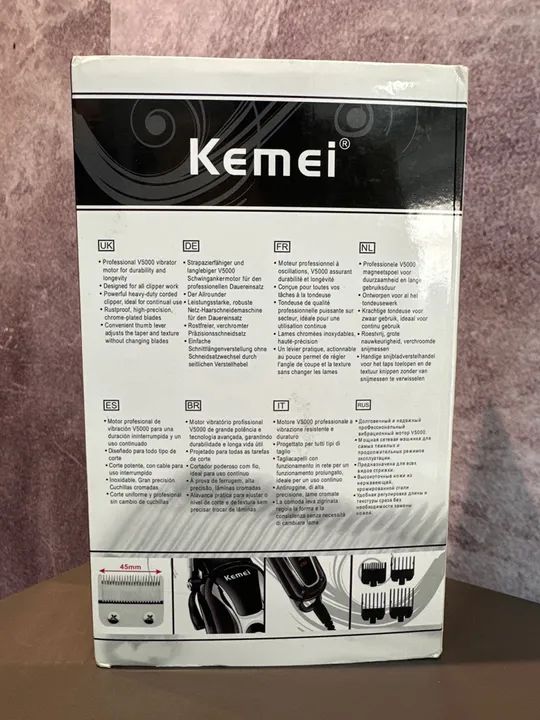 Máquina de Cortar Cabelo para Pet Kemei KM-1991 - Foto 2