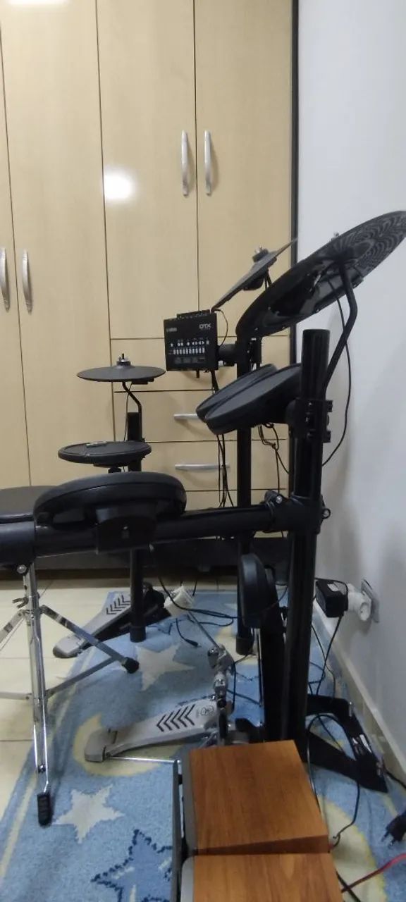 Bateria Eletrônica Yamaha DTX452K - Excelente Estado + Itens Extras - Foto 4
