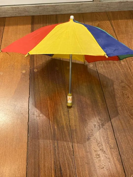 Guarda-chuva infantil - arco-íris