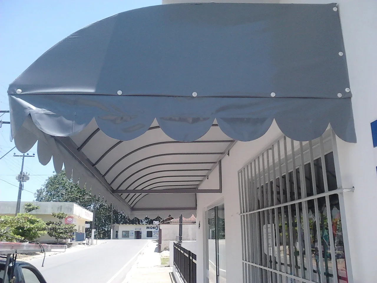 Toldo somente a armação