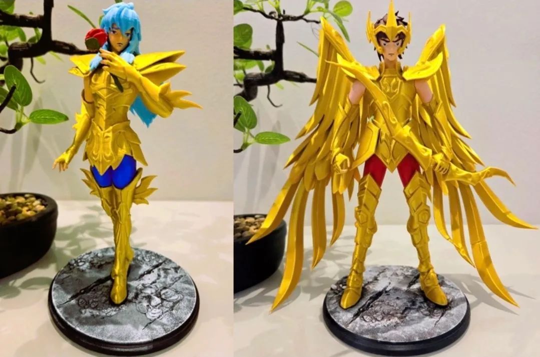 Coleção cavaleiros de ouro do Zodíaco 3D! - Foto 2