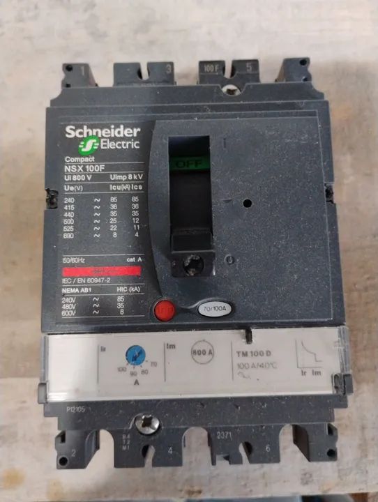 Disjuntor Schneider NSX 100F - 100A