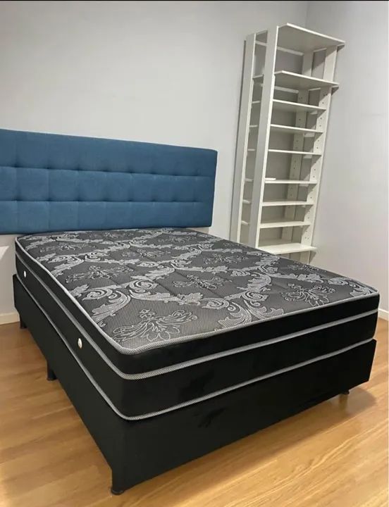 Cama box casal mola ensacada 