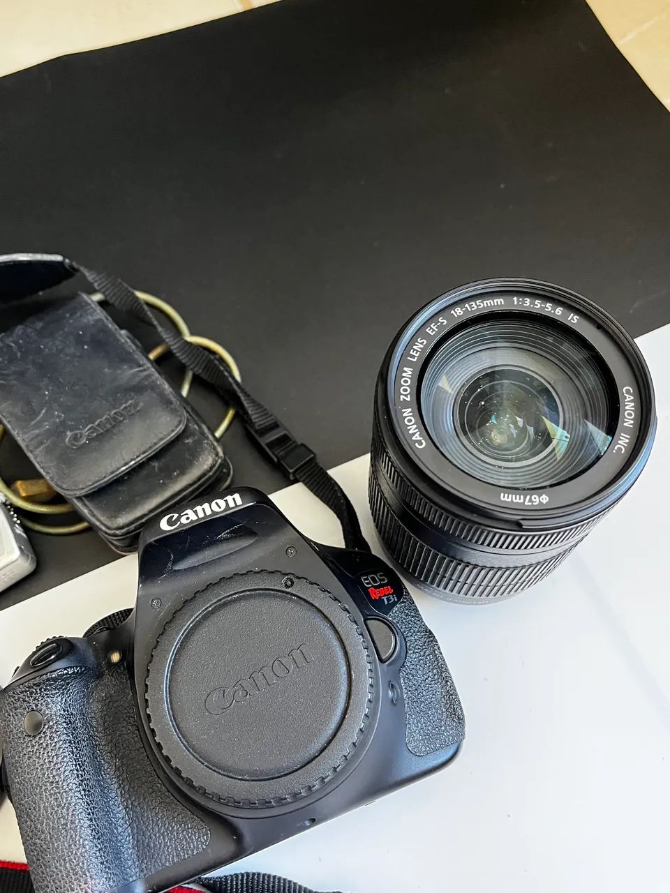 Câmera cânon T3i 18 - 135 mm lente  - Foto 3