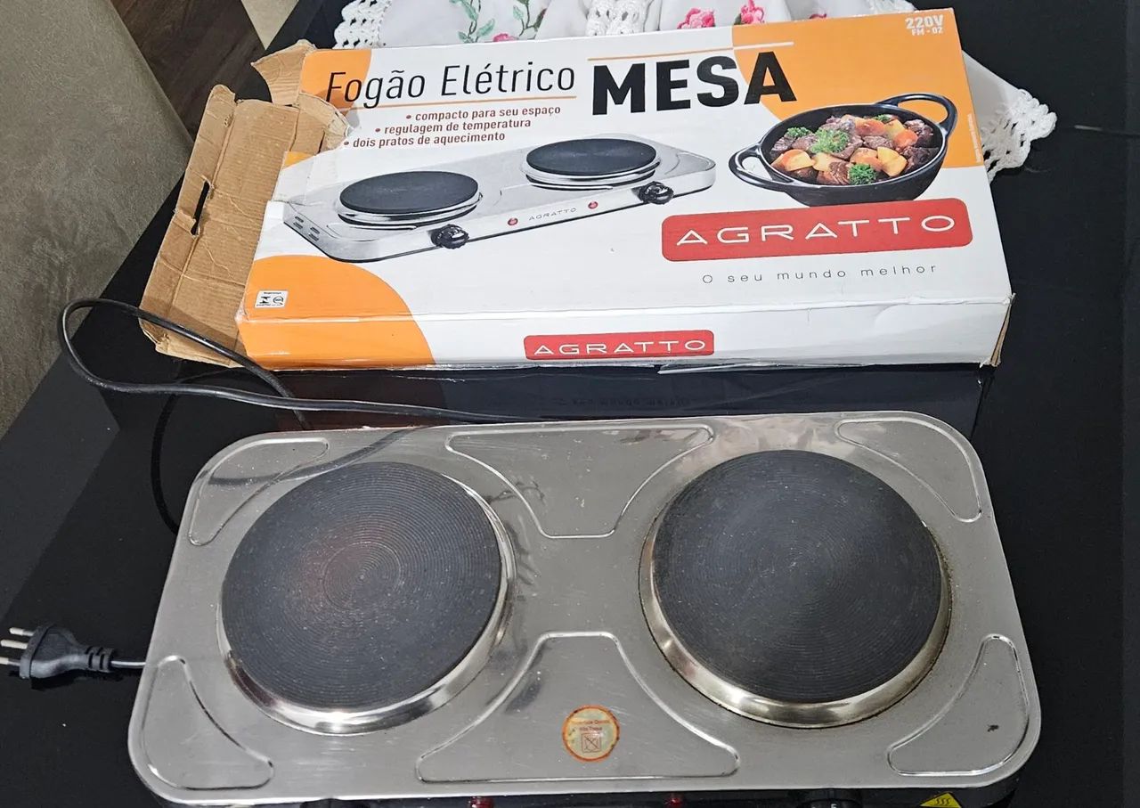 Fogão Elétrico de Mesa Agratto - Foto 4