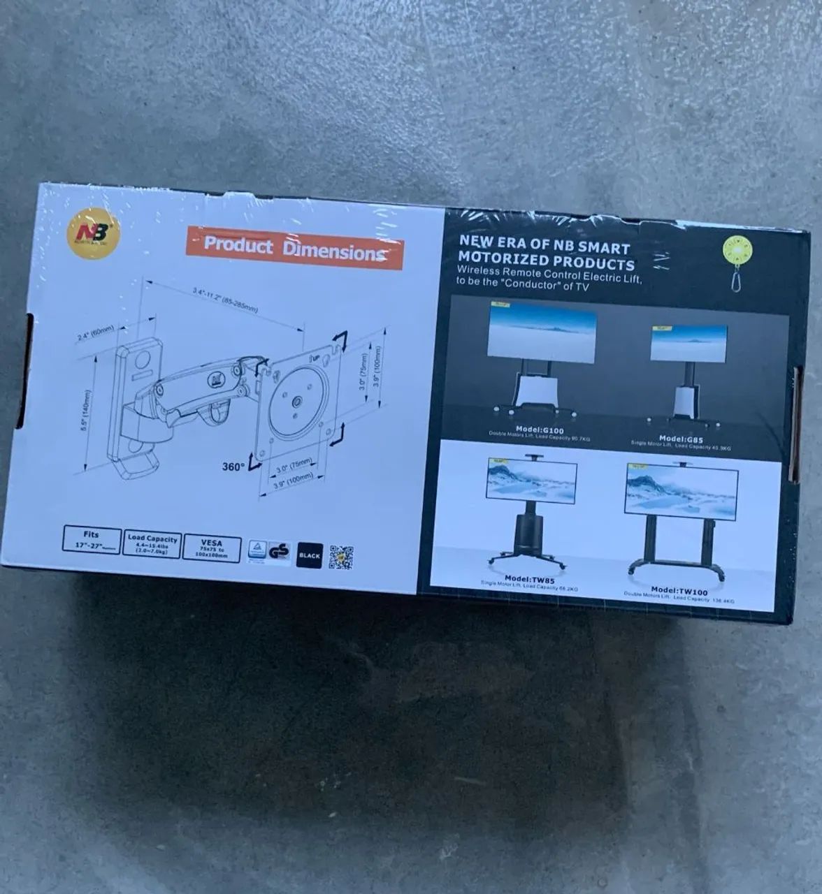 Suporte de Parede para TV - Giratório e Articulado - Novo - Foto 4