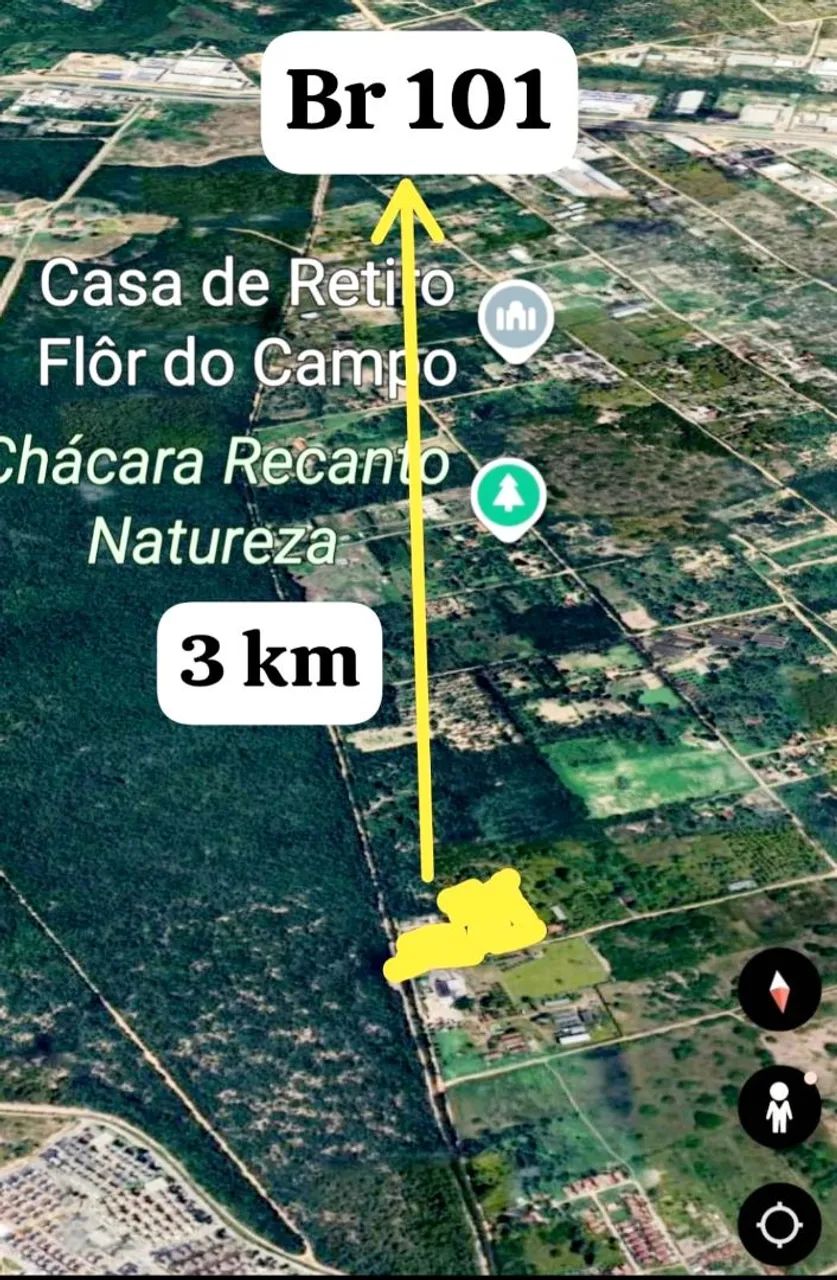 ÁREA 25.000m² excelente para Energia Solar.
