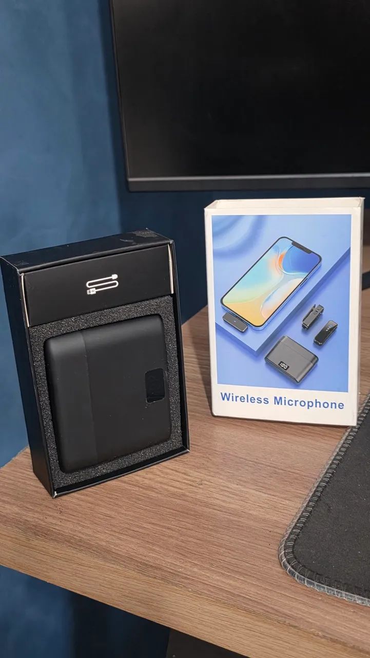 Microfone Lapela Sem Fio Wireless  - Foto 4