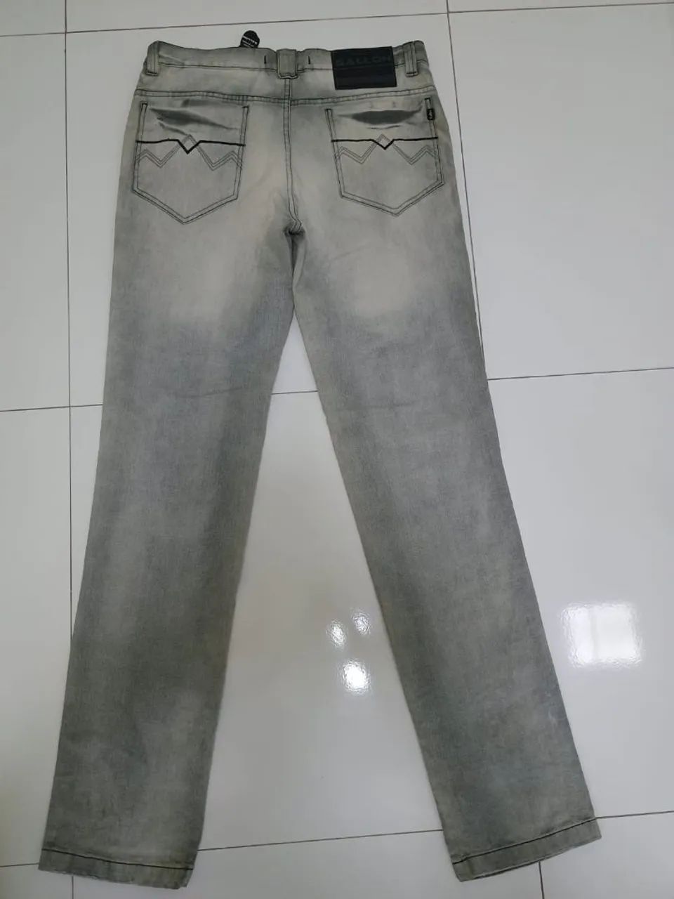 Calça Jeans Cinza - Foto 2