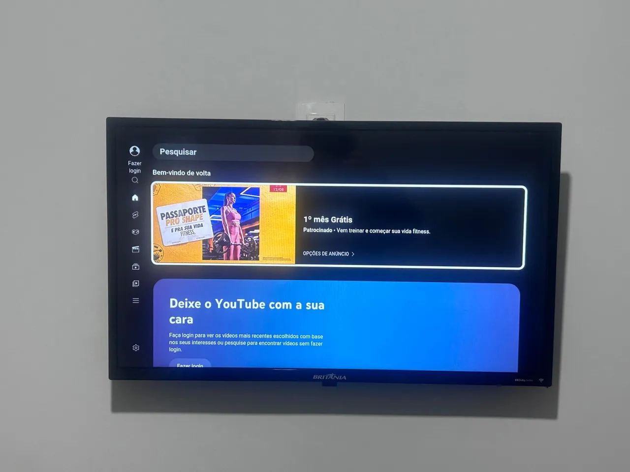 TV Britânia 32 Polegadas 