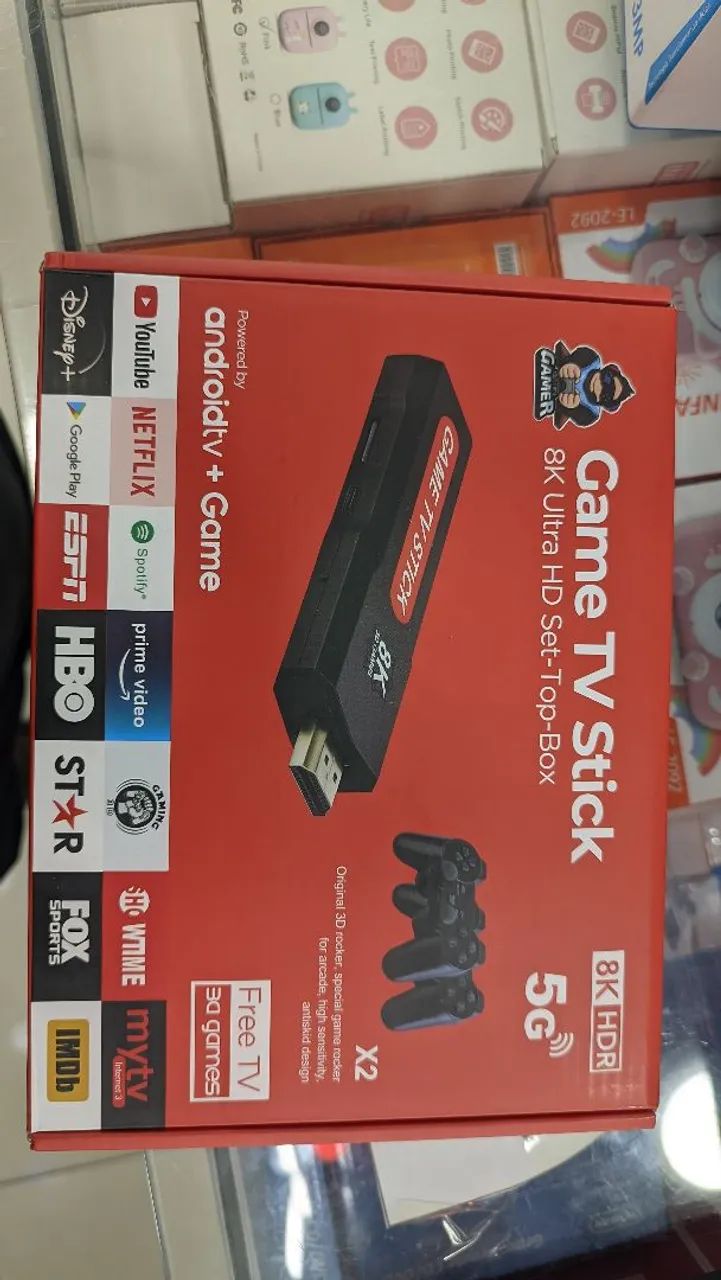 Game TV Stick 8K Ultra HD - Experiência de Streaming Inacreditável!( Entrego) 