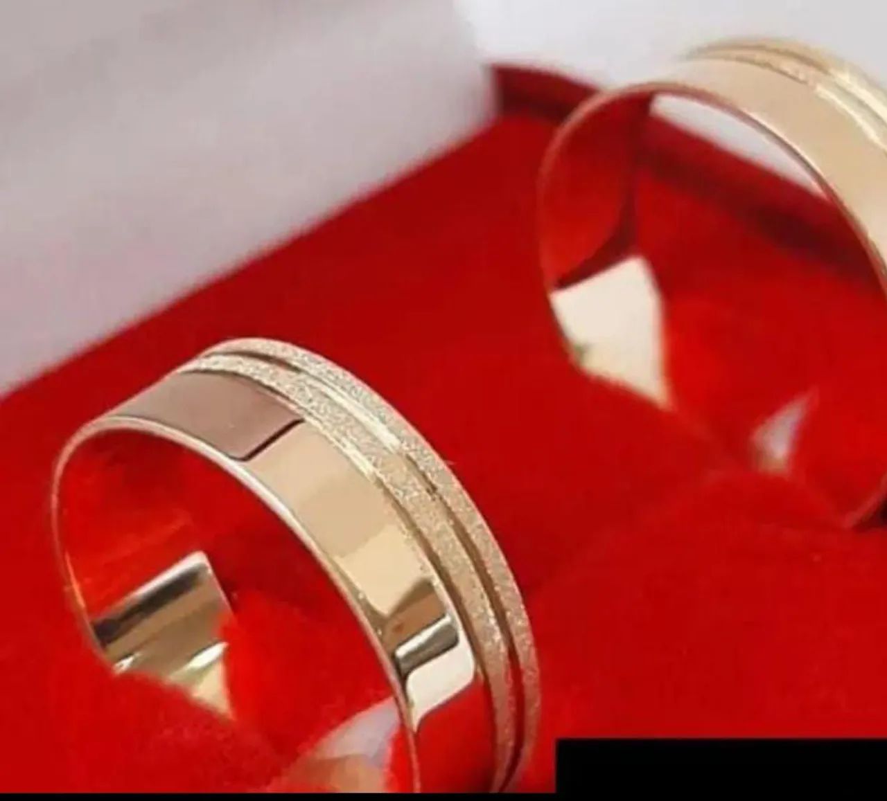 Alianças de Casamento em Ouro 18k Feitas com 6g - Foto 2