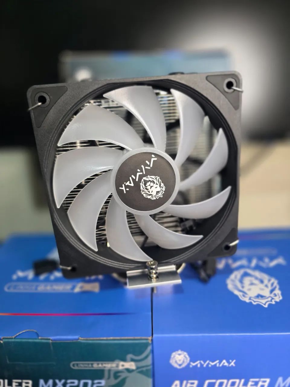 Air Cooler Mymax MX202 ARGB Universal 120mm - Preto - Foto 4
