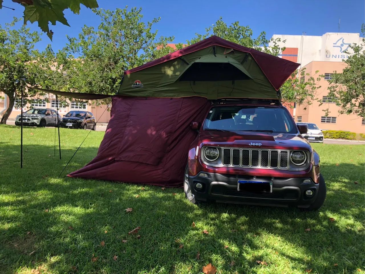 Barraca de teto Blue Camping - 1,60 X 2,40 - Aventura garantida! - Foto 2