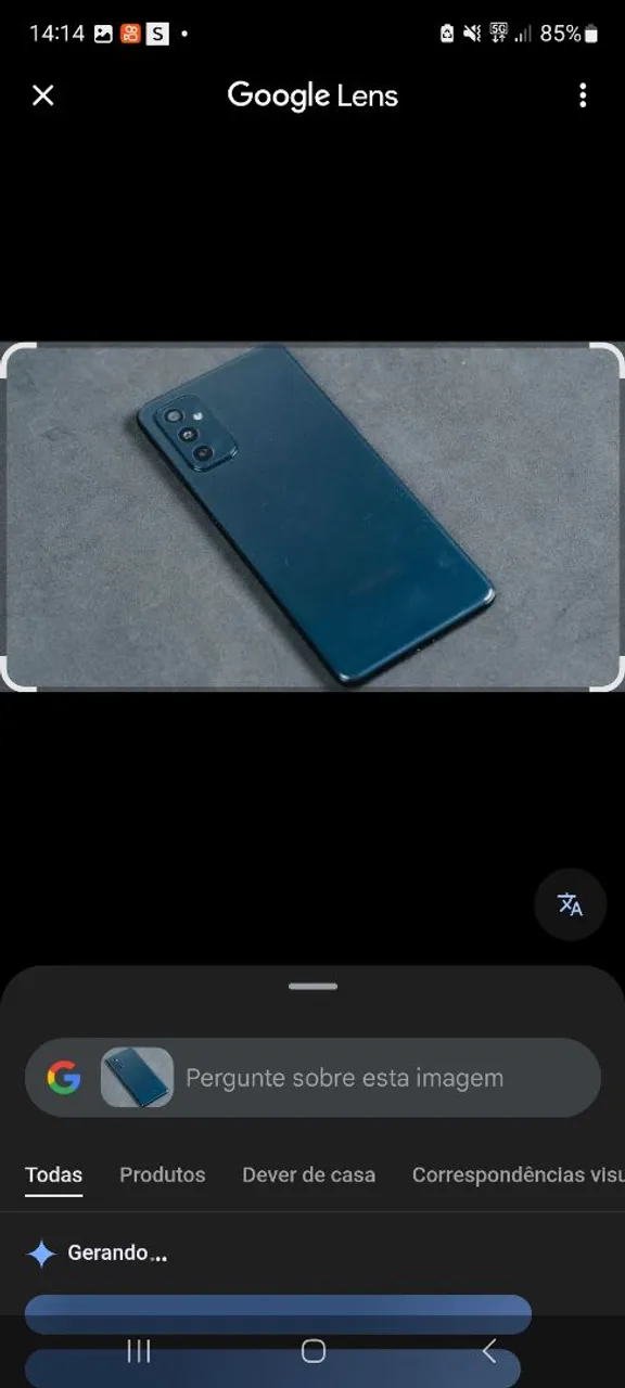 Celular Samsung m52 , com marcas de uso. Tela inteira.