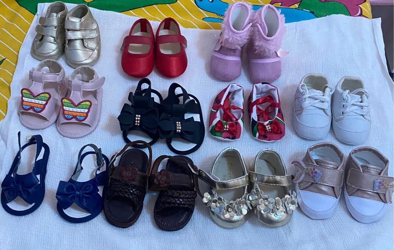 Lote de sapatos e sandálias de baby  - Foto 3